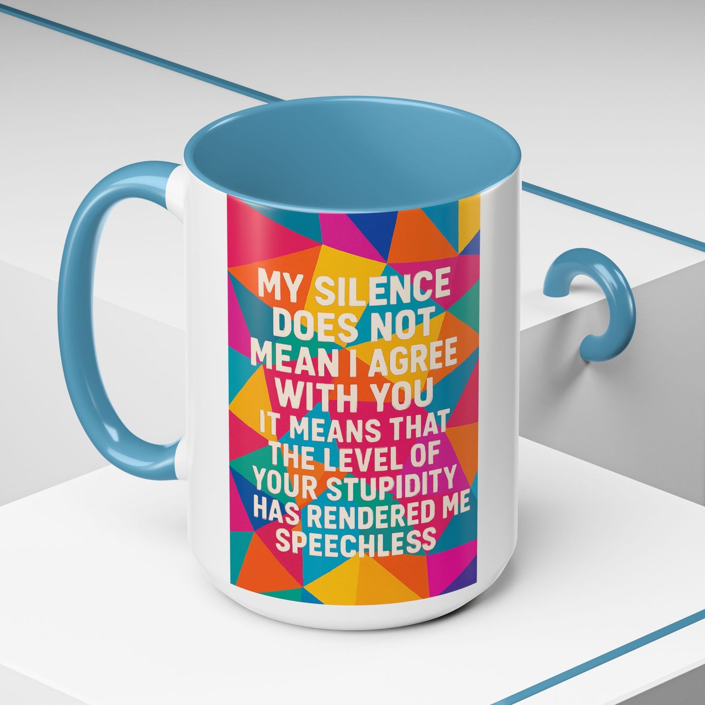 Speechless 2-Tone Coffee Mug