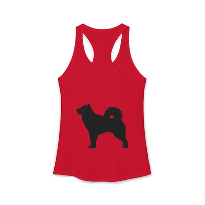 Malamute Silhouette Women's Racerback Tank