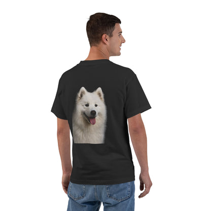 Samoyed Head Men's Short-Sleeve Crewneck Tee