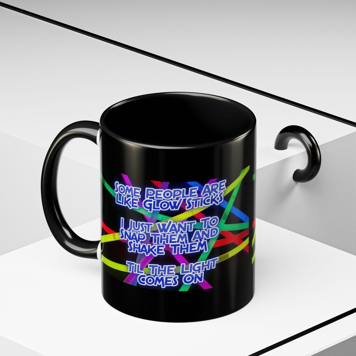 Glow Sticks 2-Tone Coffee Mug