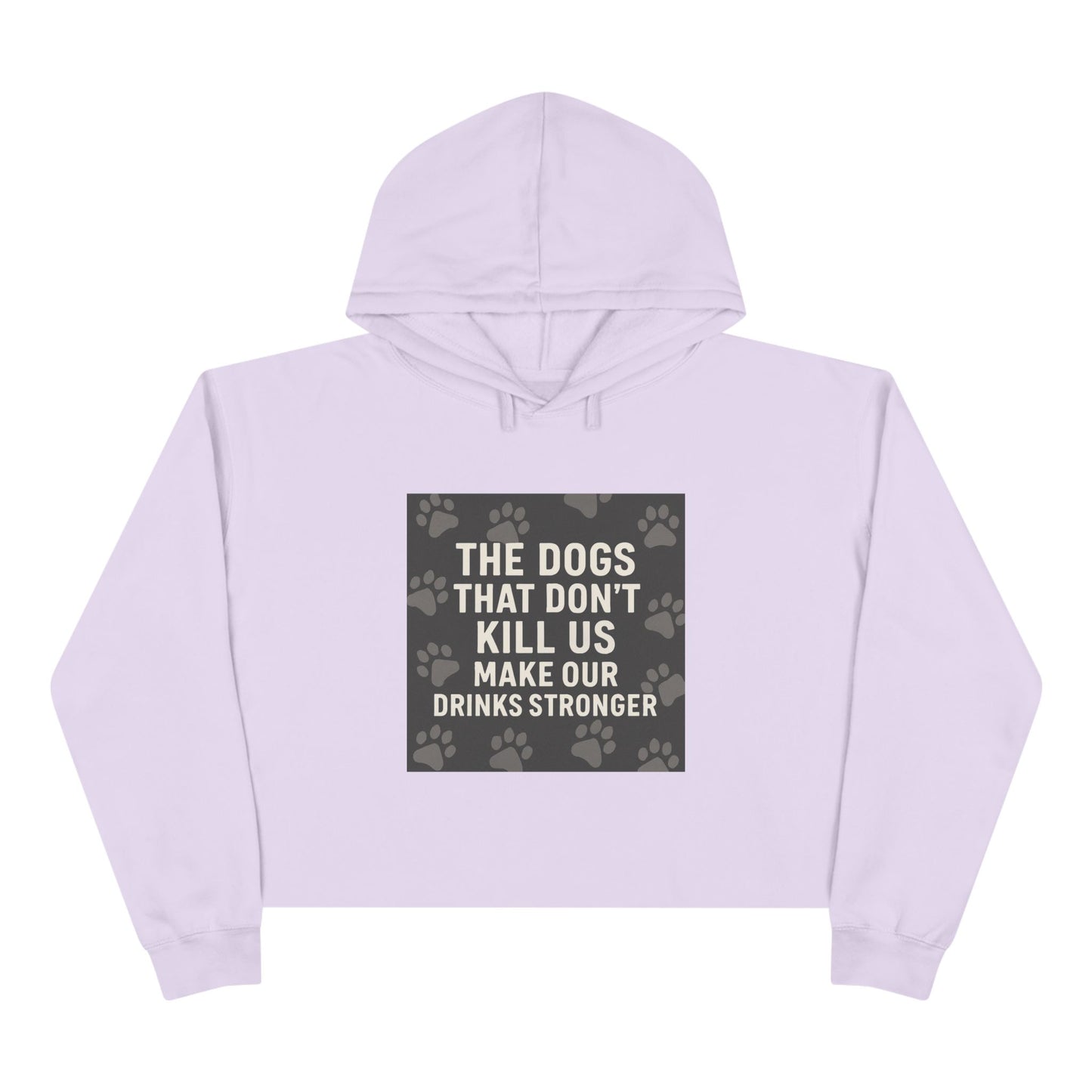 Drinks Stronger Women's Crop Hoodie