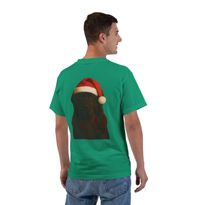 Santa Paws Newfie Men's Short-Sleeve Crewneck Tee