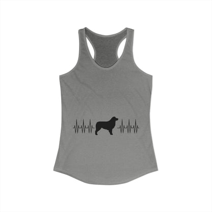 My Heart Beats For Aussies Women's Racerback Tank