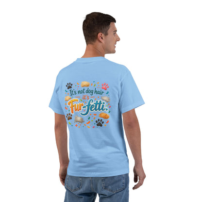 Fur-Fetti Dog Men's Short-Sleeve Crewneck Tee