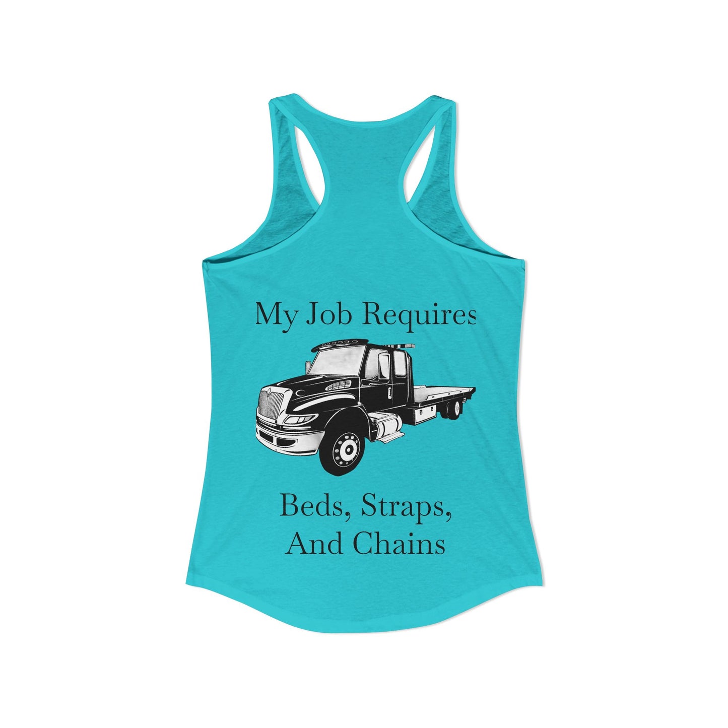 Beds, Straps, And Chains Women's Racerback Tank