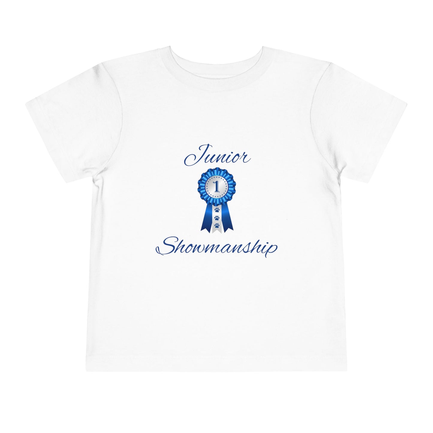 Junior Showmanship Toddler Unisex Short Sleeve Crewneck Tee