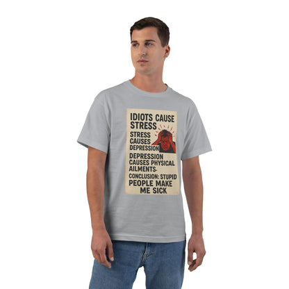 Stupid People Men's Short-Sleeve Crewneck Tee
