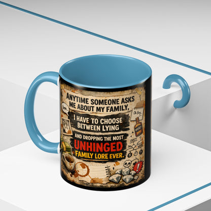 Unhinged Family 2-Tone Coffee Mug