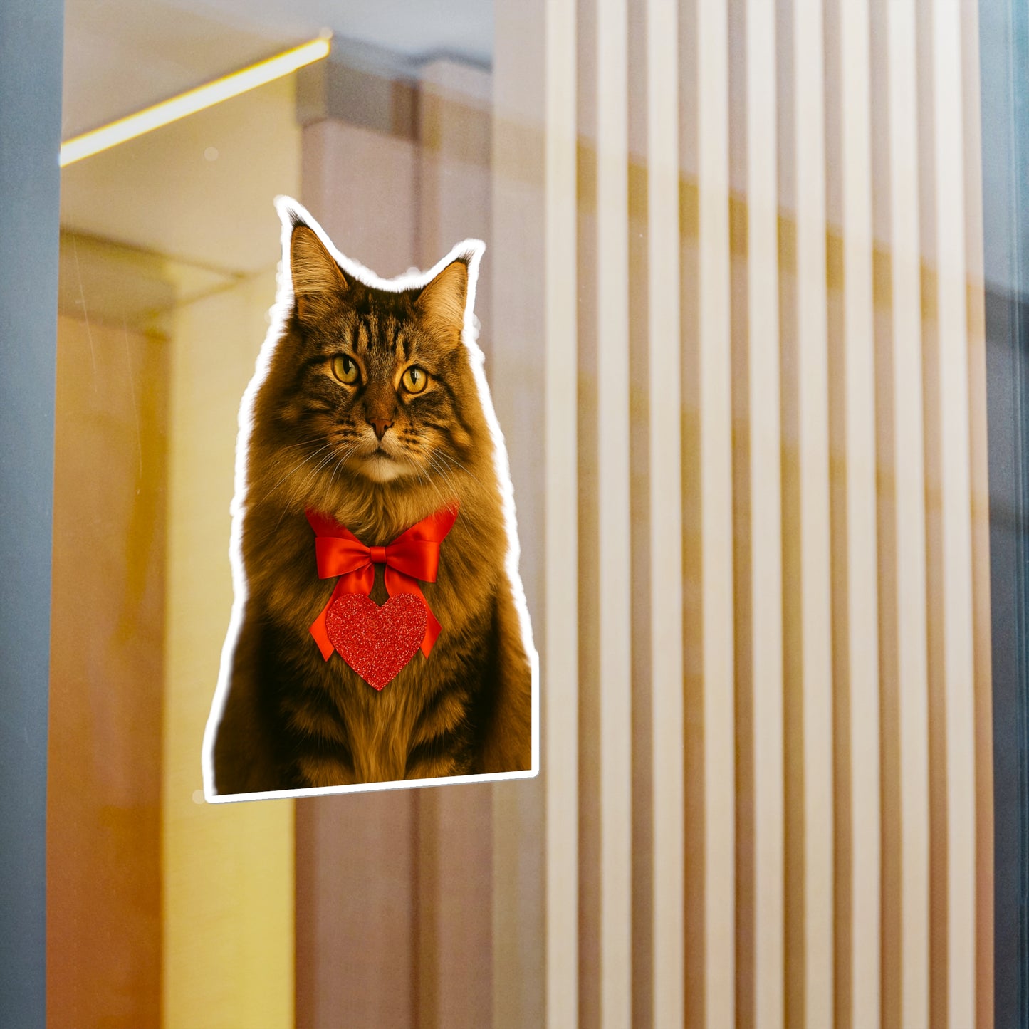 Cupid's Companion Cat Vinyl Decal