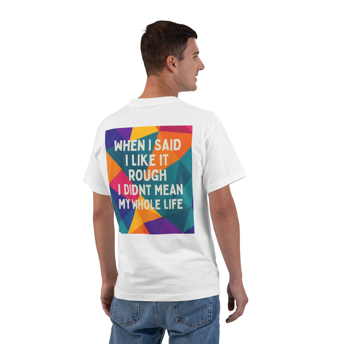 Like It Rough Men's Short-Sleeve Crewneck Tee