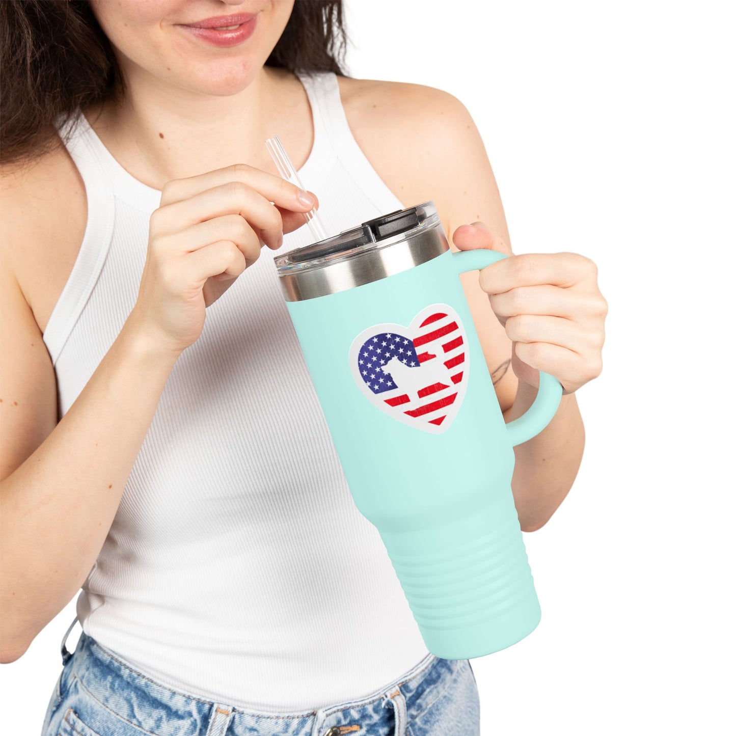 Malamute Flag Insulated Travel Mug
