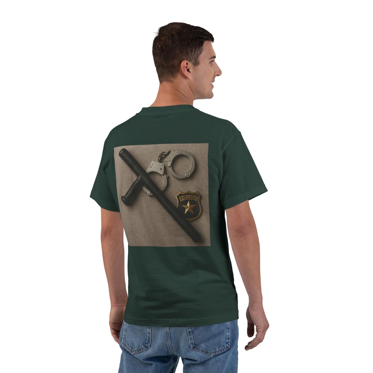 Law Enforcement Appreciation Men's Short-Sleeve Crewneck Tee