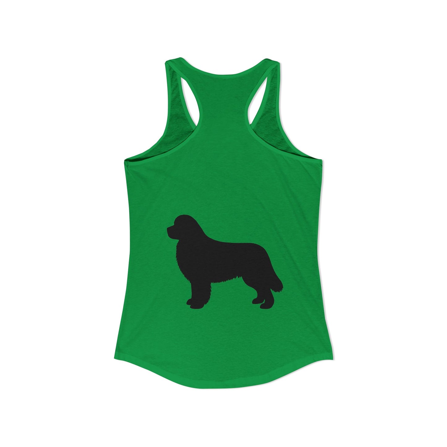 Newfie Silhouette Women's Racerback Tank