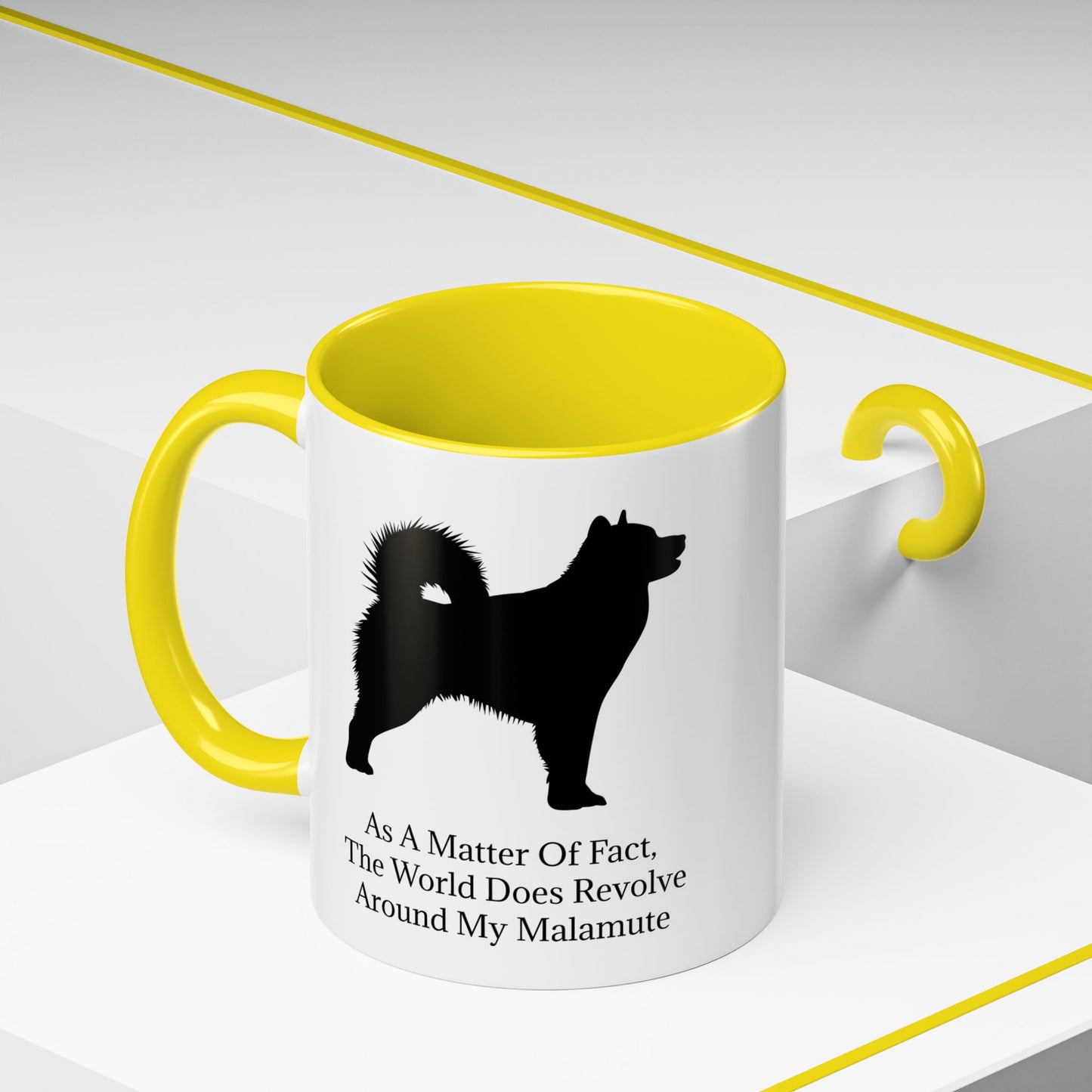 Matter Of Fact Malamute 2-Tone Coffee Mug