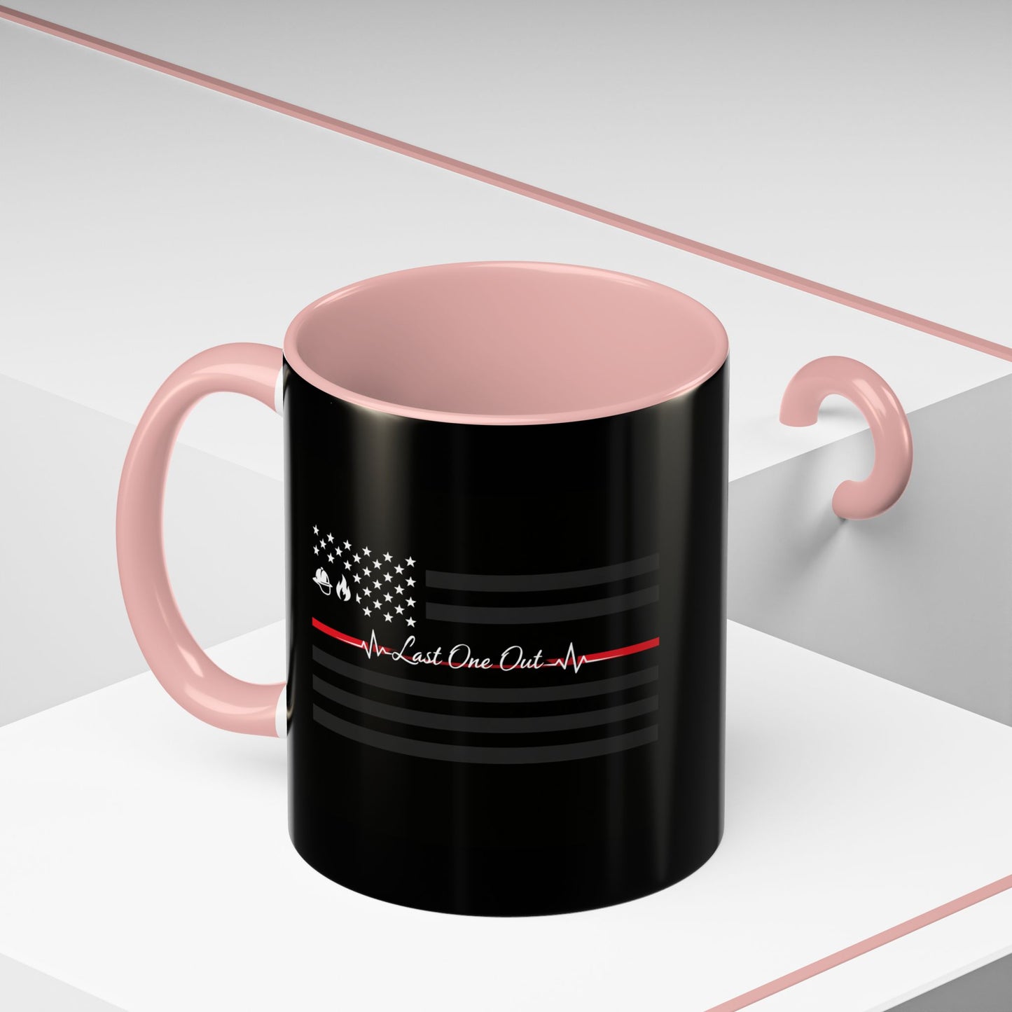 Thin Red Line 2-Tone Coffee Mug