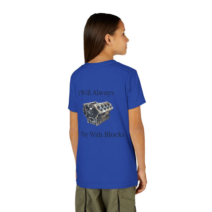 Play With Blocks Youth Unisex Short Sleeve Crewneck Tee