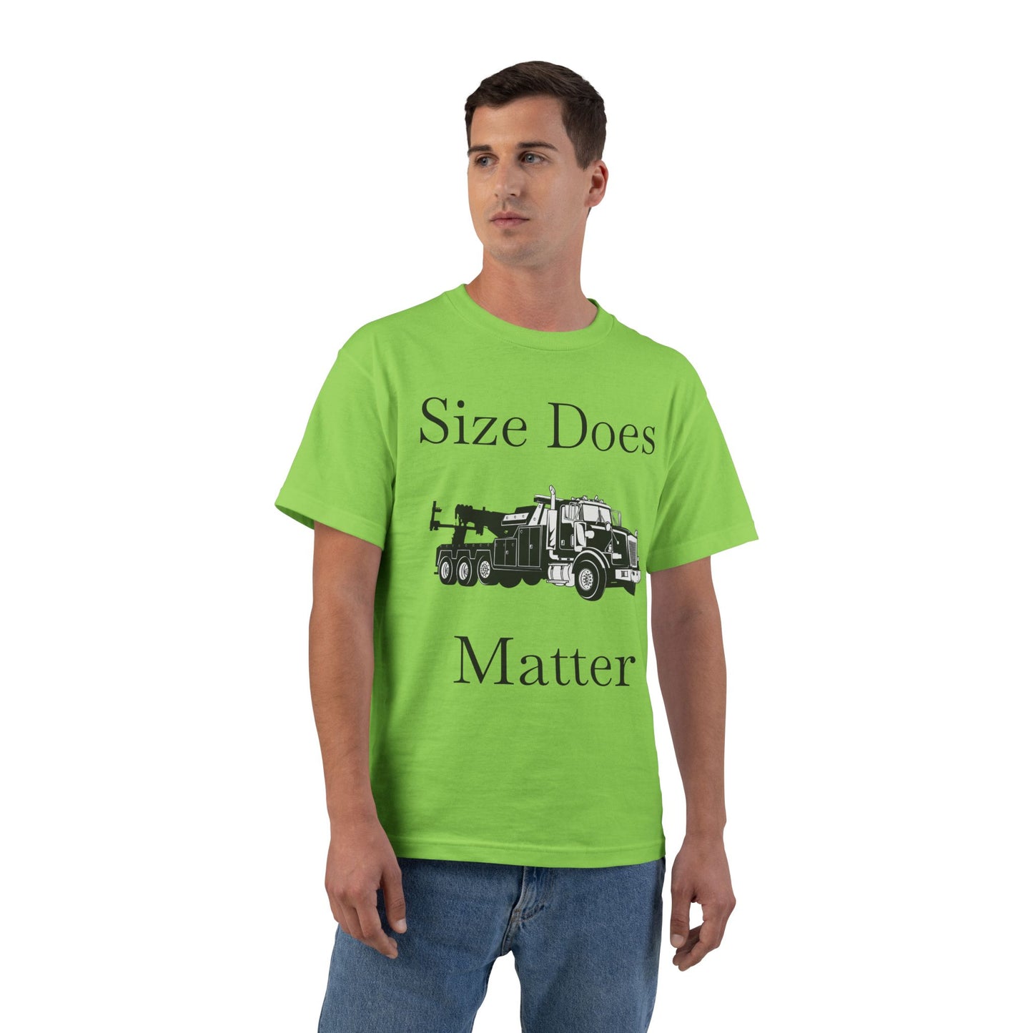 Size Does Matter Men's Short-Sleeve Crewneck Tee