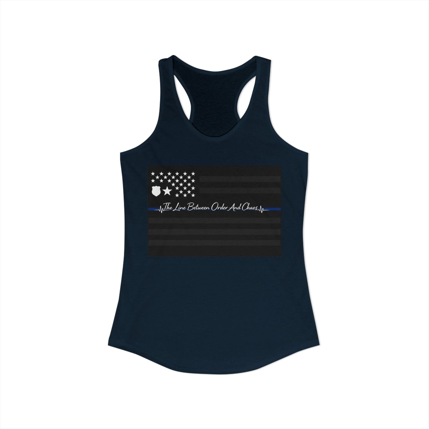 Thin Blue Line Women's Racerback Tank