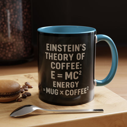 Einstein's Theory Of Coffee 2-Tone Coffee Mug