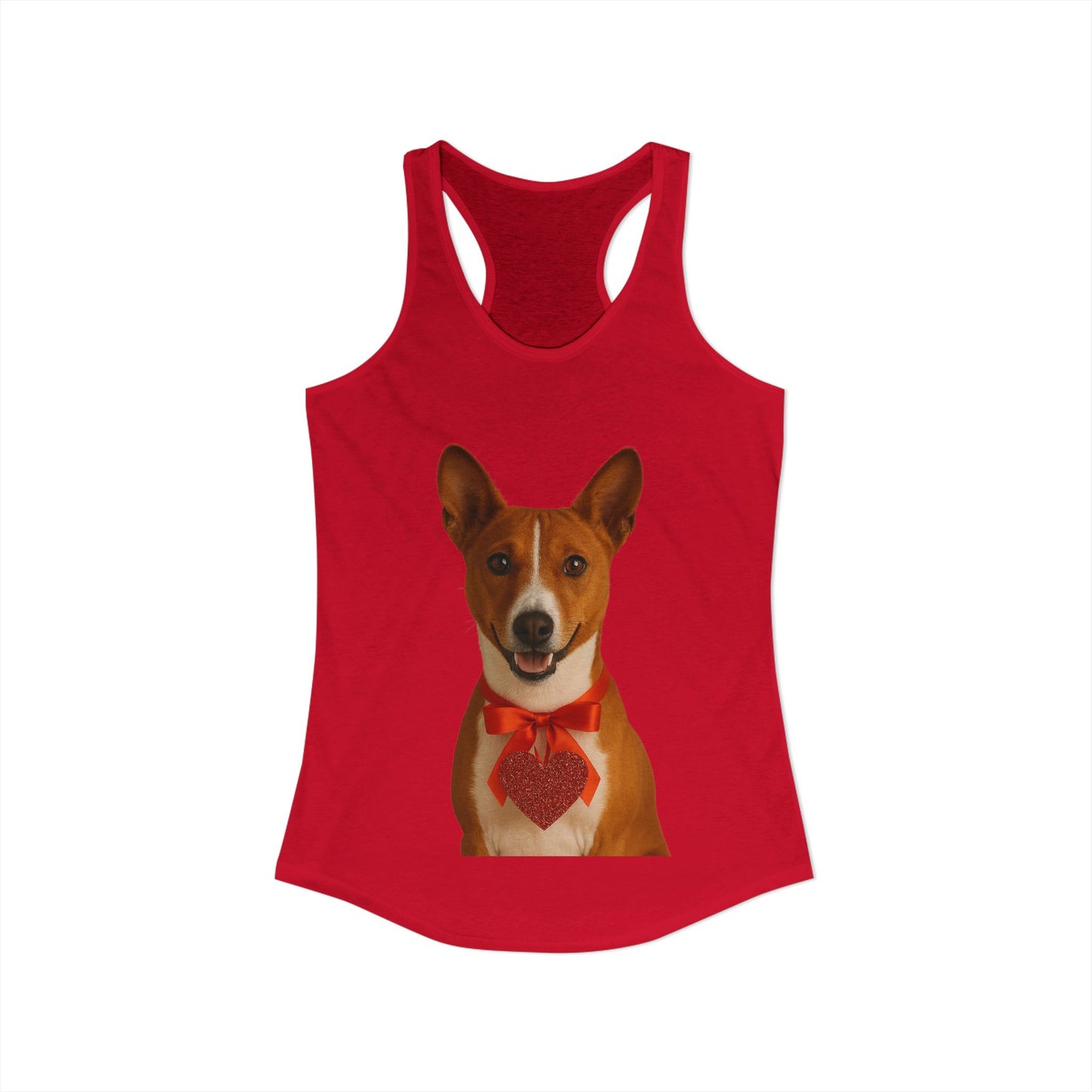 Cupid's Companion Basenji Women's Racerback Tank