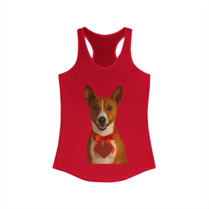 Cupid's Companion Basenji Women's Racerback Tank