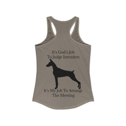 Arrange The Meeting Women's Racerback Tank