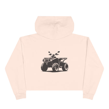 Slingin' Mud Quad Women's Crop Hoodie