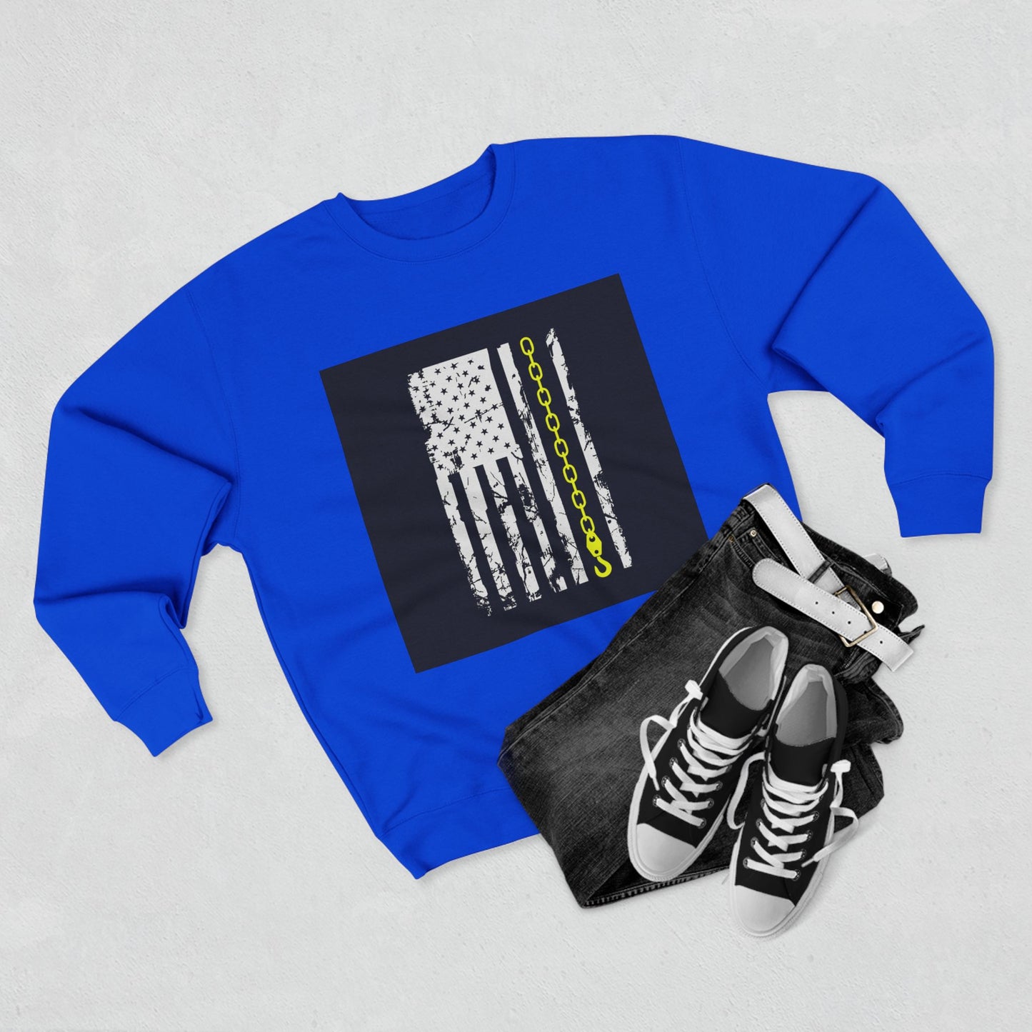 Thin Yellow Line Unisex Crewneck Sweatshirt