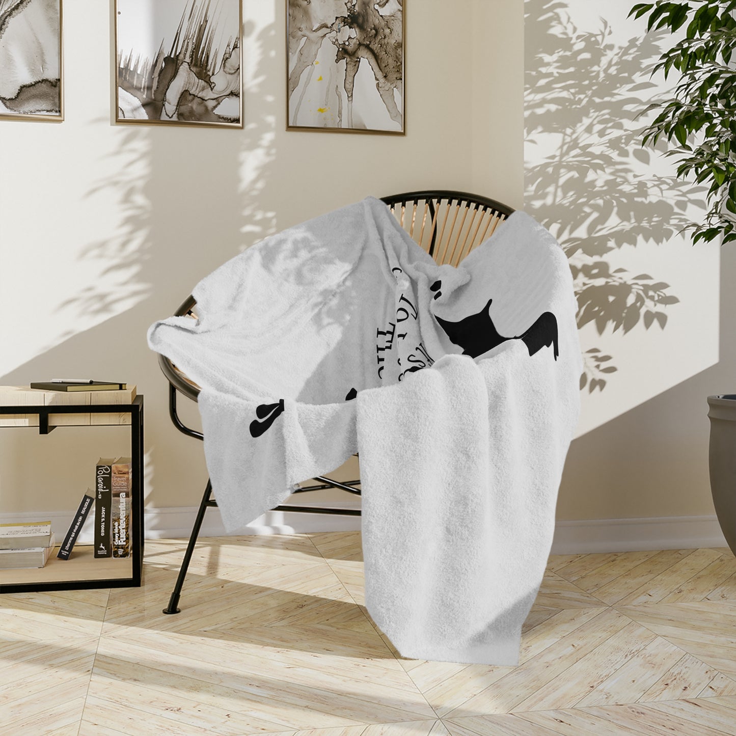 Arrange The Meeting Velveteen Microfiber Blanket