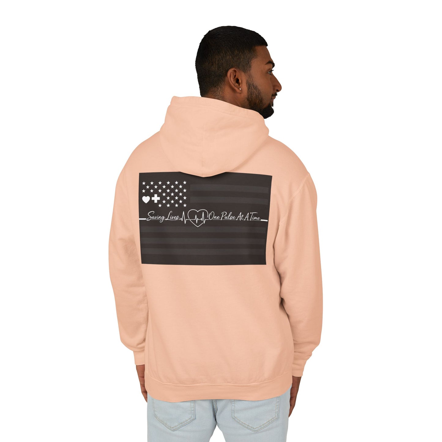 Thin White Line Unisex Lightweight Hoodie