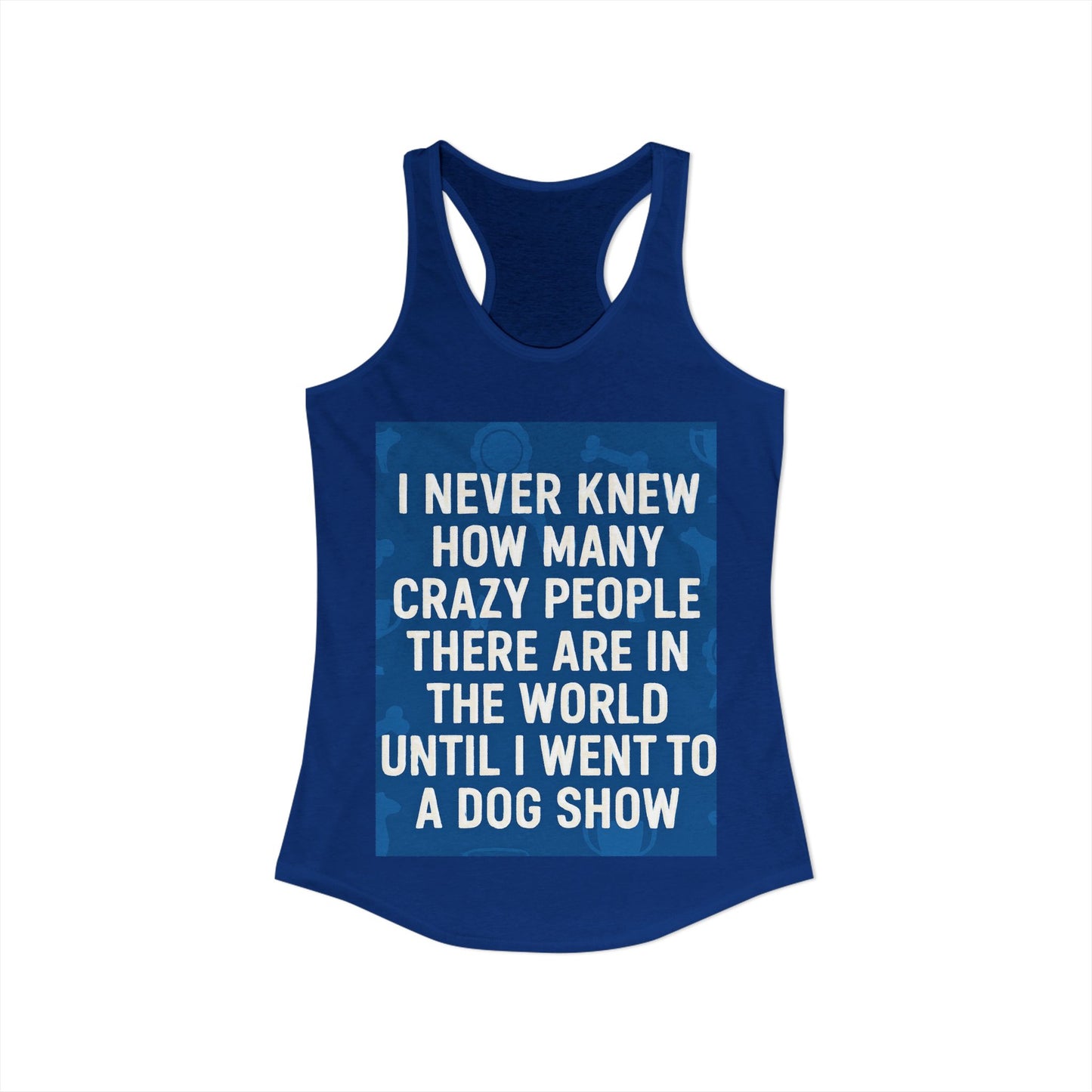 Never Knew Women's Racerback Tank