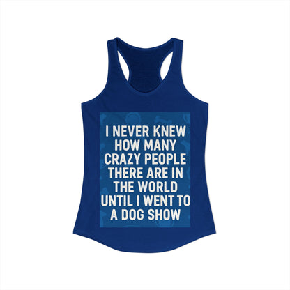 Never Knew Women's Racerback Tank