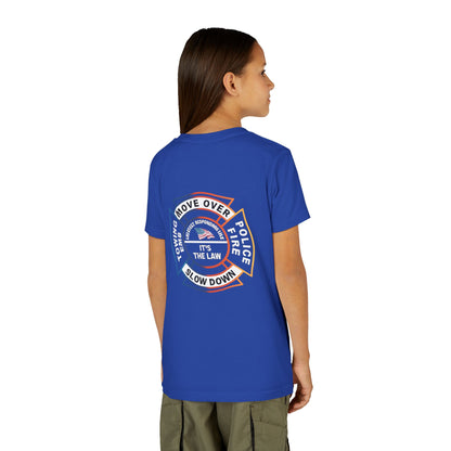 Let First Responders Live Youth Unisex Short Sleeve Crewneck Tee