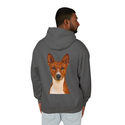 Basenji Head Unisex Lightweight Hoodie