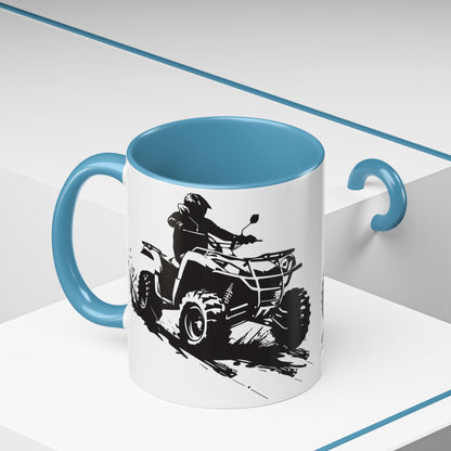 Slingin' Mud Quad 2-Tone Coffee Mug