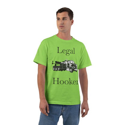 Legal H**ker Heavy Tow Truck Men's Short-Sleeve Crewneck Tee