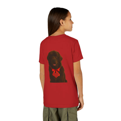 Cupid's Companion Newfie Youth Unisex Short Sleeve Crewneck Tee