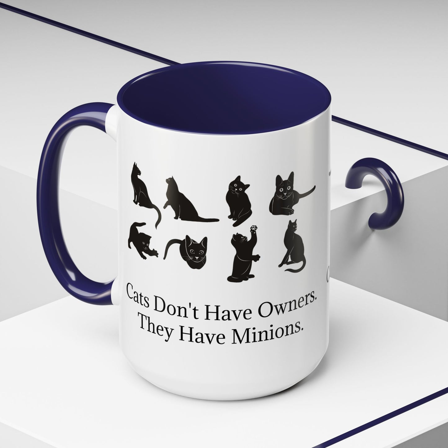 Cat Minions 2-Tone Coffee Mug