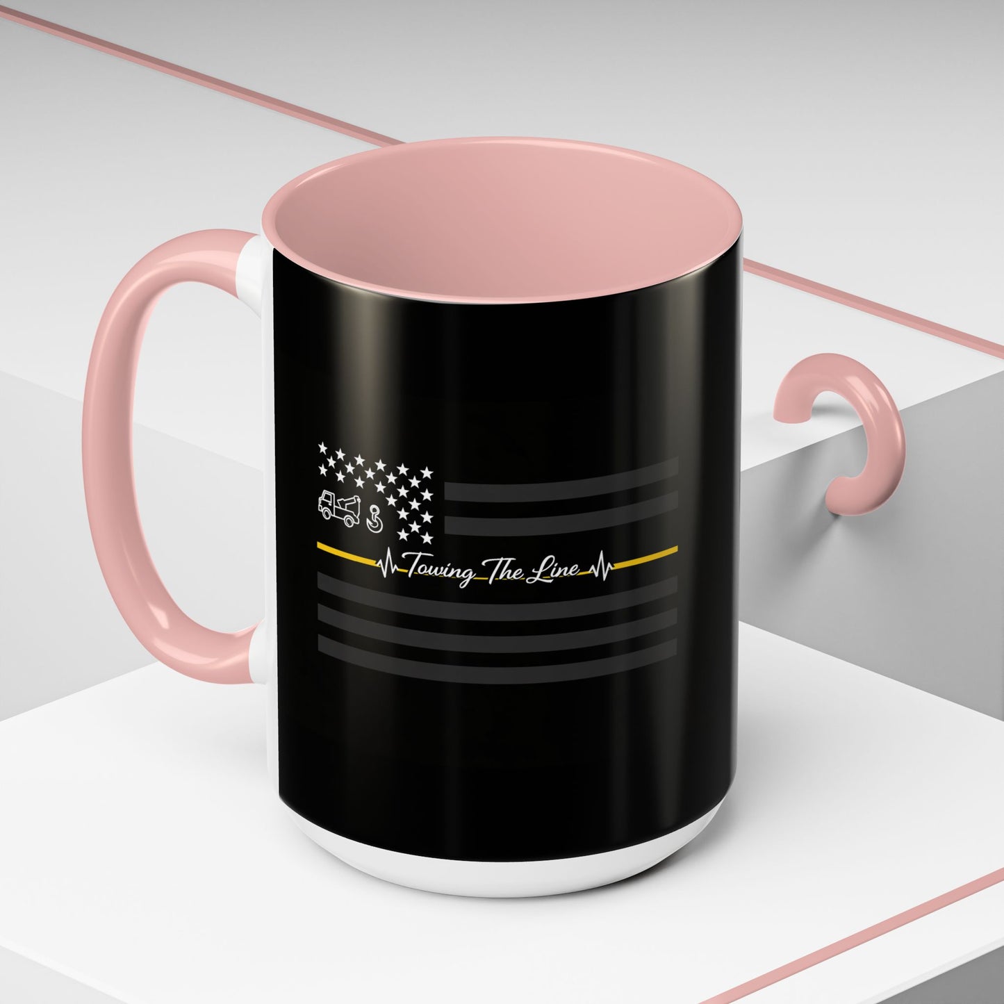 Thin Yellow Line 2-Tone Coffee Mug