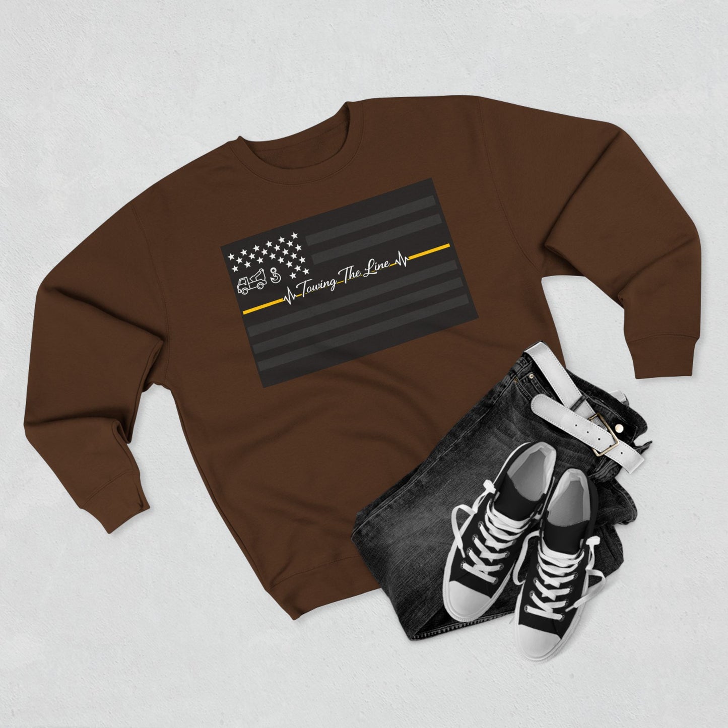 Thin Yellow Line Unisex Crewneck Sweatshirt