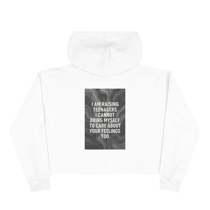 Raising Teenagers Women's Crop Hoodie