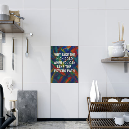 Psycho Path Ceramic Photo Tile