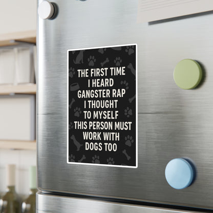 Gangster Rap Vinyl Decal