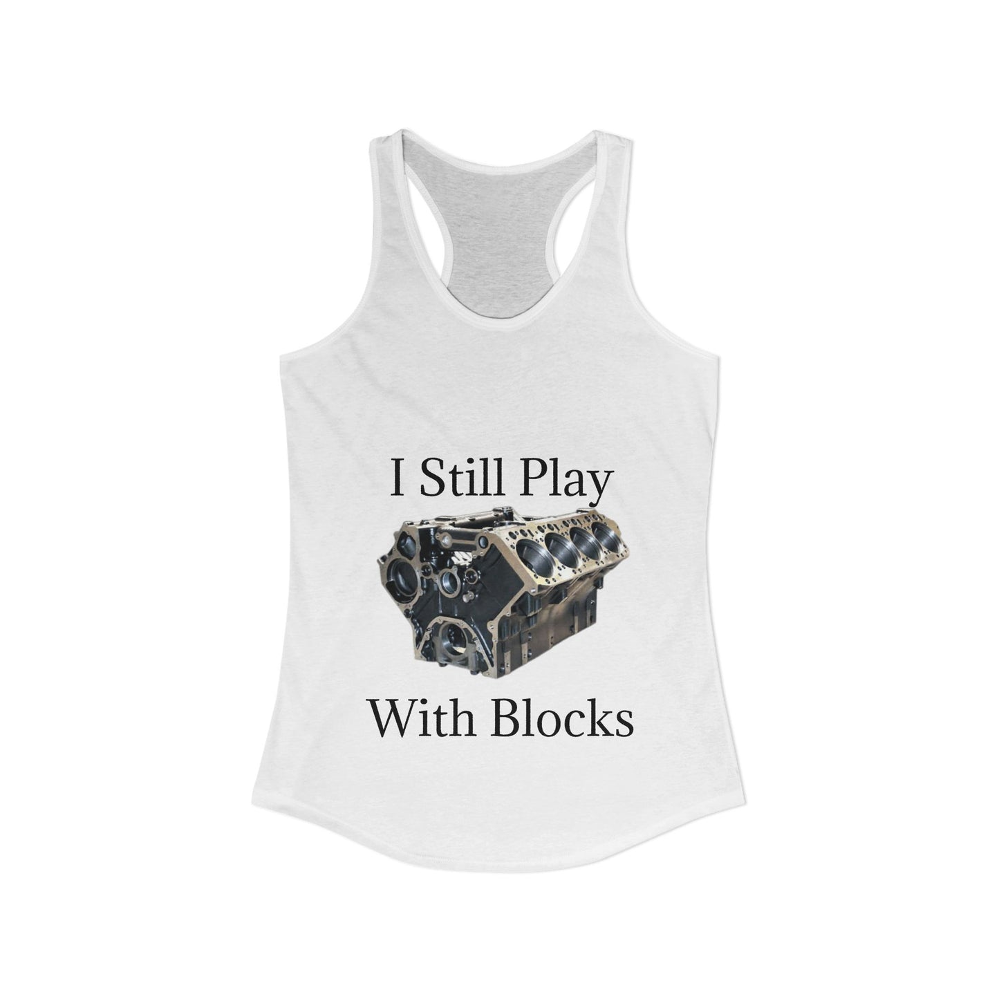 Play With Blocks Women's Racerback Tank