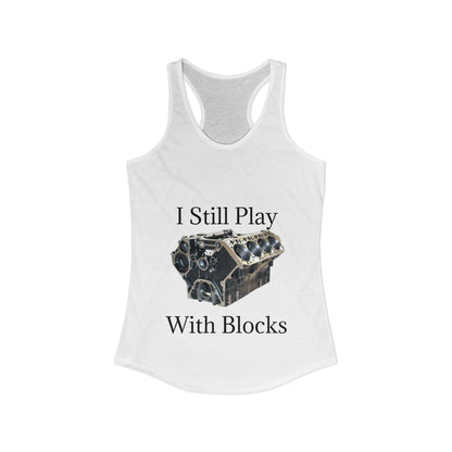Play With Blocks Women's Racerback Tank