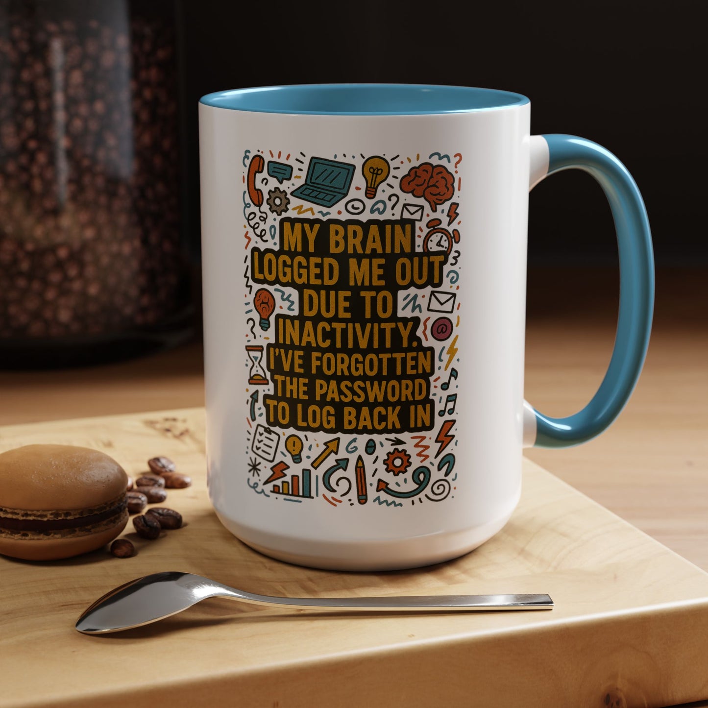 Logged Out 2-Tone Coffee Mug