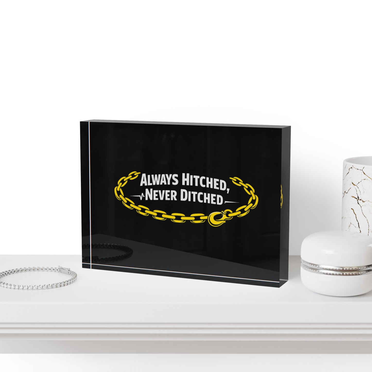 Always Hitched Acrylic Photo Block