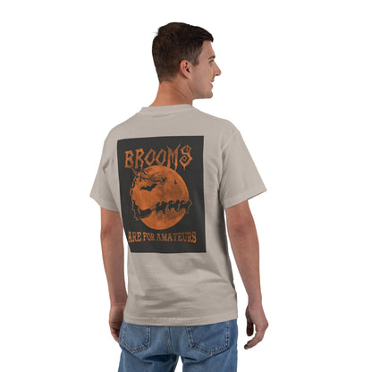 Brooms Are For Amateurs Men's Short-Sleeve Crewneck Tee