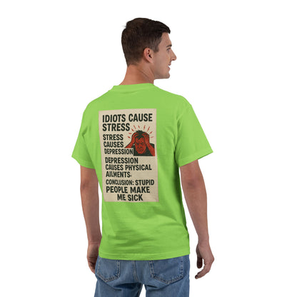 Stupid People Men's Short-Sleeve Crewneck Tee