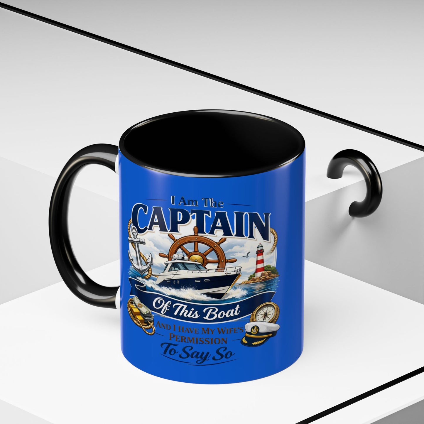 Captain 2-Tone Coffee Mug